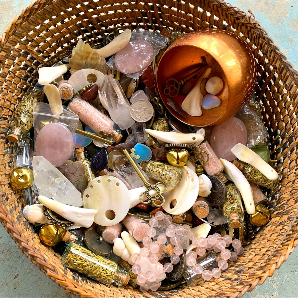 HUGE scoop crystal confetti/ witchy confetti